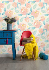 Pastel Peony Wallpaper